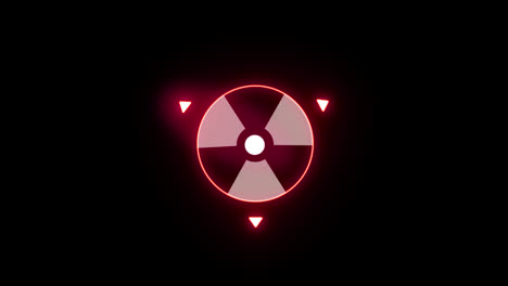 Biohazard-Radiation-nuclear-signs-loop-Animation-video-transparent-background-with-alpha-channel.